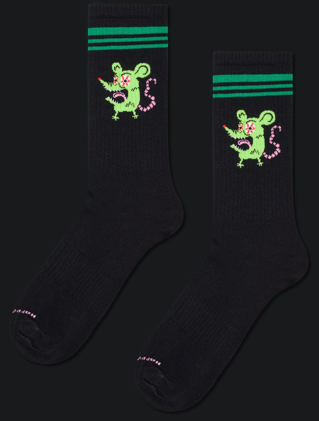 Crazy Rat Crew Sneaker Sock