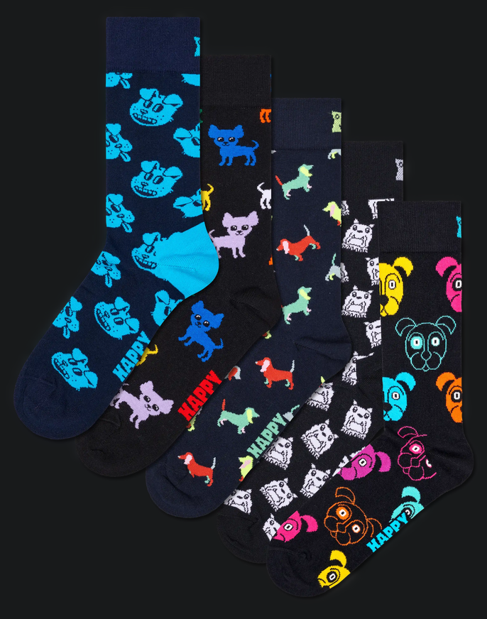 5-Pack Dog Lover Socks