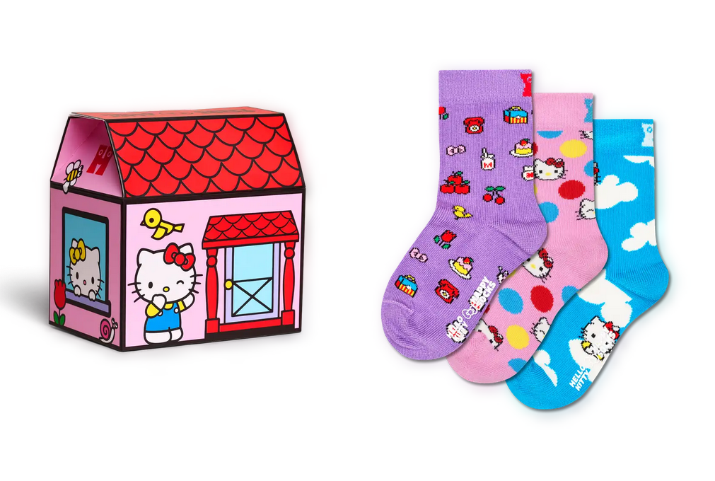 Kids Hello Kitty 3-Pack Socks Gift Set